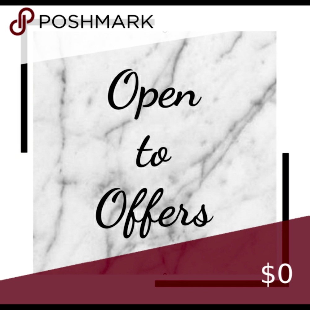 Reasonable offers are always welcome!